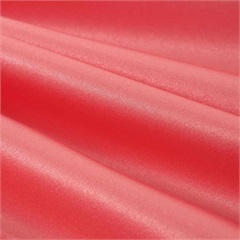 Regal Satin Drapery Fabric, Coral